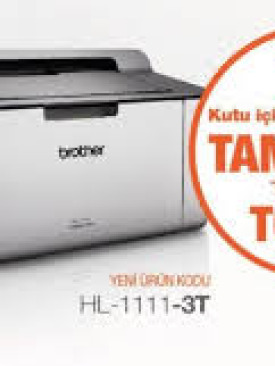 Brother Hl-1111 Mono Lazer Yazıcı (3 ORİJİNAL TONERLİ