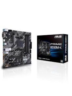 ASUS Prime B550M-K AMD B550 AM4 DDR4 4400 HDMI DVI VGA Çift M2 USB3.2 MATX PCIE 4.0