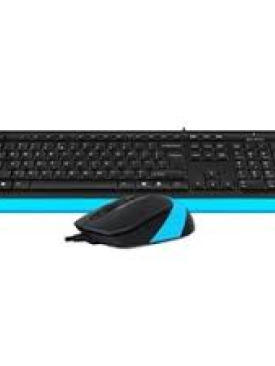 A4 Tech F1010 Mavi Usb Klavye Mouse Set